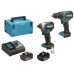 Makita DLX2577JX2 Akku-Set DDF490+DTD158 Li-Ion LXT (2x3,0Ah/18V) Macpak