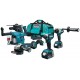Makita DLX4155TX1 Combo set DGA504 + DDF486 + DTD153 + DHR243 + (18V/2x5,0Ah) Tasche
