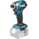 Makita DTD173Z Akku-Schlagschrauber 1/4" Li-ion LXT 18V ohne akku