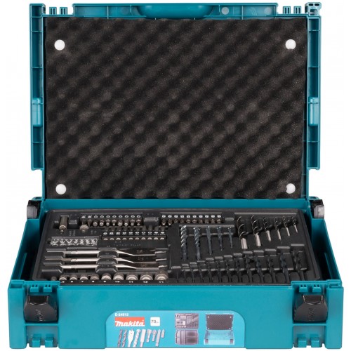 Makita E-24913 70-teiliges Bohrer- und Bit-Set Makpac Makita E-24913 70-teiliges Bohrer- und Bit-Set Makpac