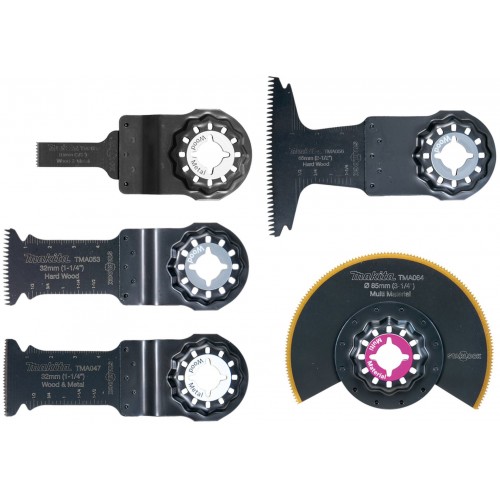 Makita E-29854 Multitool-Werkzeug-Set Starlock, 5-teilig in Kunststoffbox Makita E-29854 Multitool-Werkzeug-Set Starlock, 5-teilig in Kunststoffbox