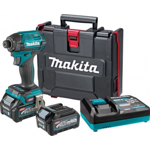 Makita TD002GD202 Akku-Schlagschrauber 1/4" Li-ion XGT (220Nm/40V/2x2,5Ah) Transportkoffer