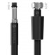 MERABELL Aqua Profi BLACK Schlauch für Wasserarmaturen,50cm G3/8" × M10×1 M0082