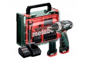 Metabo PowerMaxx BS Basic Set Akku-Bohrschrauber ( 12V, 2x 2 Ah) 600080710