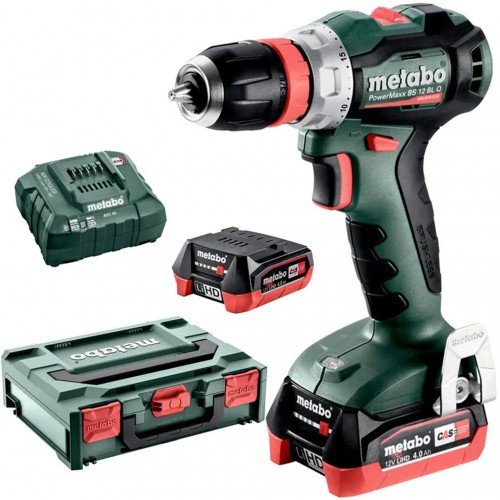 Metabo PowerMaxx BS 12 BL Q Akku-Bohrschrauber (12V/2x4,0Ah) MetaBox 118 - 601045800
