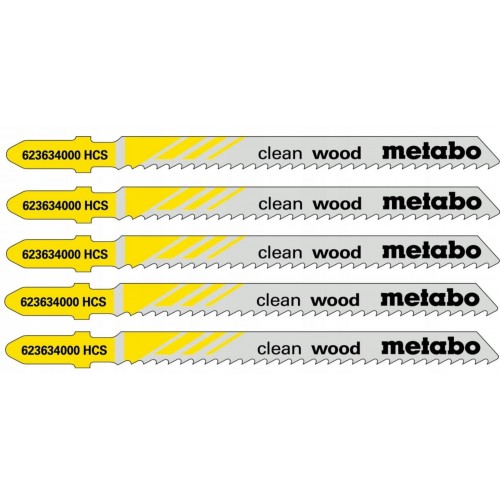 Metabo Stichsägeblätter "clean wood" 74/ 2,5 mm (5st.) 623634000
