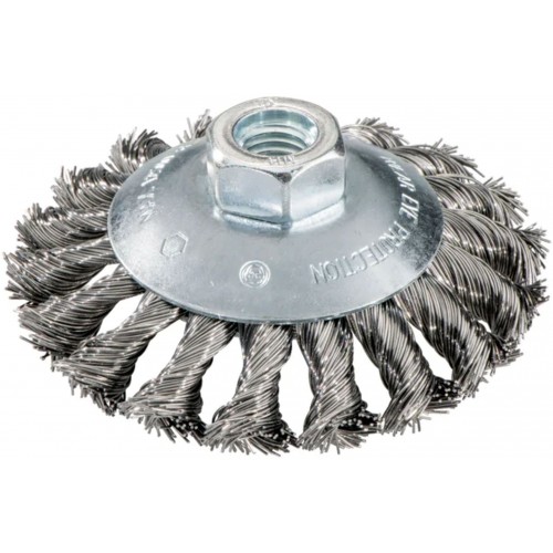 Metabo Rundbürste 100x0,5x10 mm/ M 14, Stahl, gezopft, gekr. 623803000 Metabo Rundbürste 100x0,5x10 mm/ M 14, Stahl, gezopft, gekr. 623803000