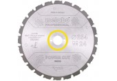 Metabo Sägeblatt "power cut wood - professional", 254x30, Z24 WZ 5° neg. 628220000