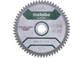 Metabo Sägeblatt "Multi Cut Classic" 216x30 Z60 FZ/TZ 5°NEG /B 628655000