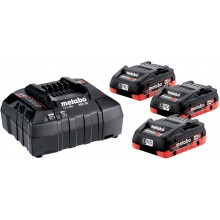 Metabo Basis-Set 3 x LiHD 18V/4,0 Ah 685132000