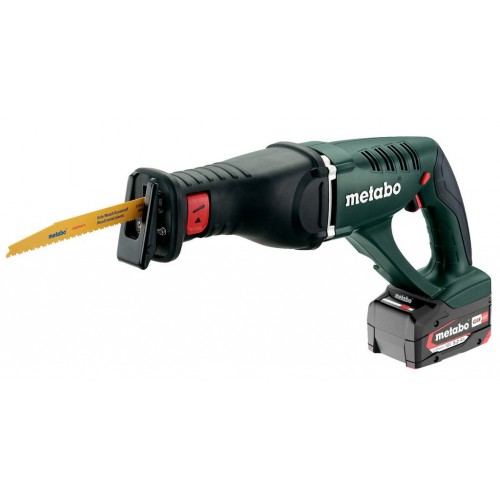 Metabo 602269650 ASE 18 LTX Akku-säbelsäge 18V 2x5.2 Ah, Kunststoffkoffer