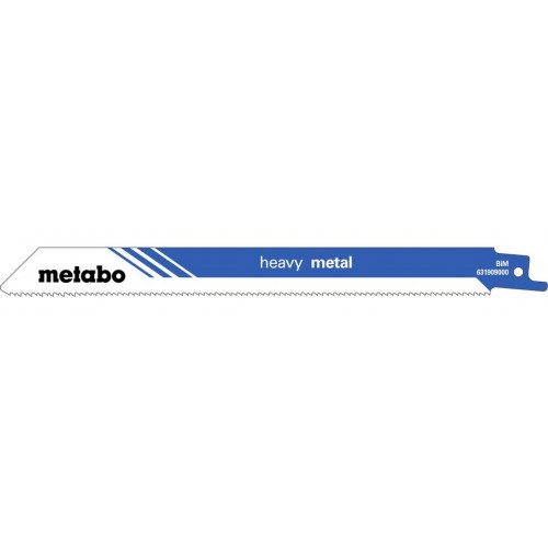 Metabo 631909000 „Heavy metal" 5 Säbelsägeblätter 150 x 0,9 mm