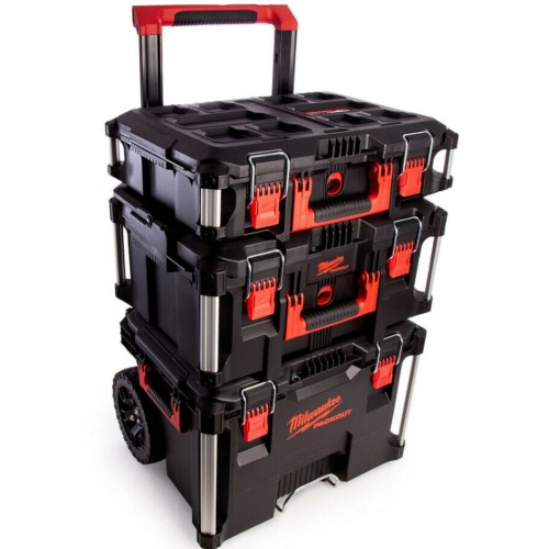 Milwaukee PACKOUT Koffer + Trolley Set 4932464244