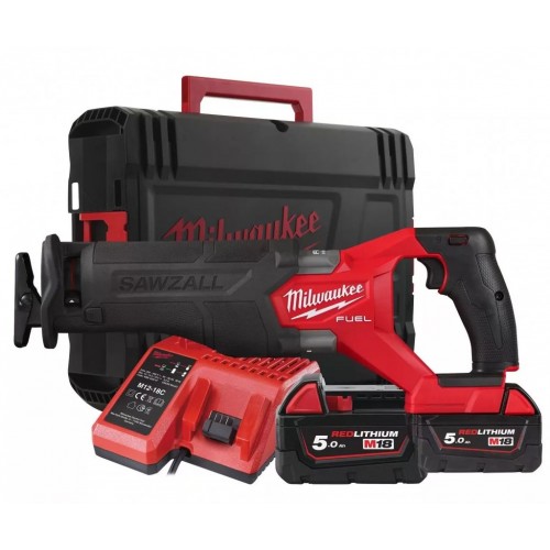 Milwaukee M18 FSZ Akku-Säbelsäge 2x5.0 Ah, HD Box 4933478291