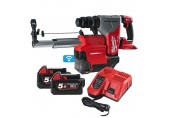 Milwaukee M18 ONEFHXDEL-552C Akku-kombihammer SDS-Plus 2x5.5 Ah, im Koffer 4933478506