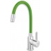 FERRO ZUMBA Spültischarmatur mit flexiblem Arm, Grün/Chrom 70710,0Z