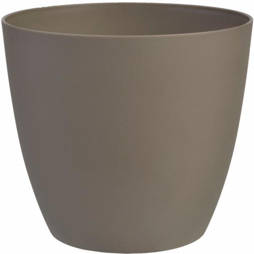 PLASTKON Übertopf Ella 13 cm taupe matt