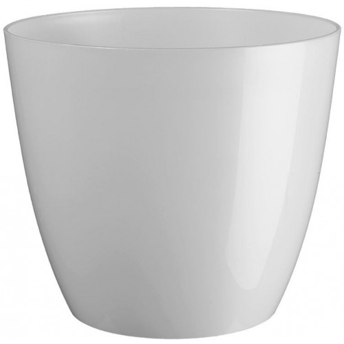 PLASTKON Übertopf Ella 15 cm perlweiß