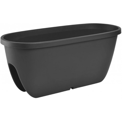PLASTKON Geländerkasten Balconia Ovi 60 cm anthrazit PLASTKON Geländerkasten Balconia Ovi 60 cm anthrazit