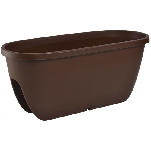 PLASTKON Geländerkasten Balconia Ovi 60 cm braun, 41113811