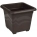 PLASTKON Blumentopf Quattro 50x50 cm braun