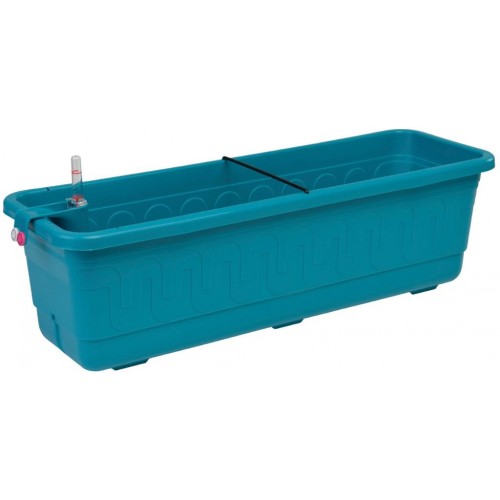 PLASTKON Bewässerungssystem Blumenkasten Smart System Fantazie 60 cm türkis