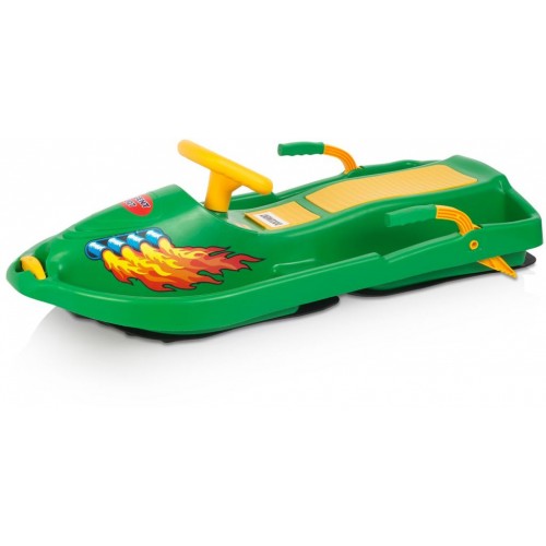 PLASTKON Lenkschlitten Rennrodel Snow Boat grün 41106600