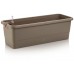 PLASTKON Bewässerungssystem Blumenkasten Smart System Gardenie 60 cm taupe
