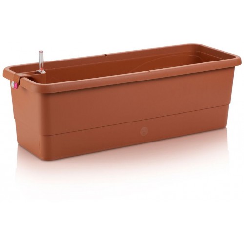 PLASTKON Bewässerungssystem Blumenkasten Smart System Gardenie 60 cm terrakotta