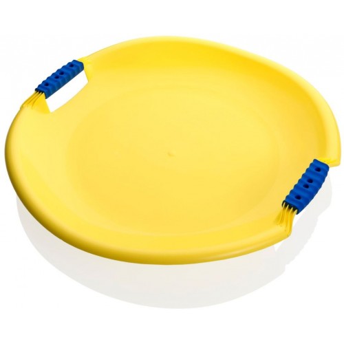 PLASTKON Schnee UFO Teller Gleiter Tornado gelb