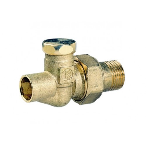 Giacomini Regel-Heizkörperventil (Überwurf), 1/2" × 18 mm R17CY004