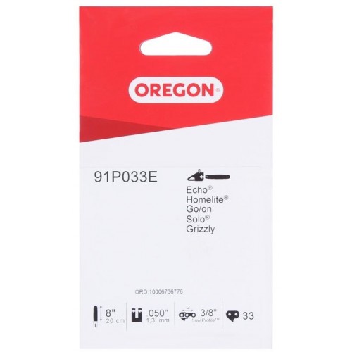 Riwall PRO Sägekette Oregon 3/8" 1,3 mm 8" 91P 33E Riwall PRO Sägekette Oregon 3/8" 1,3 mm 8" 91P 33E