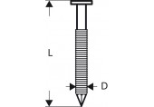 BOSCH Rundkopf-Streifennagel SN21RK 90RG 2608200038