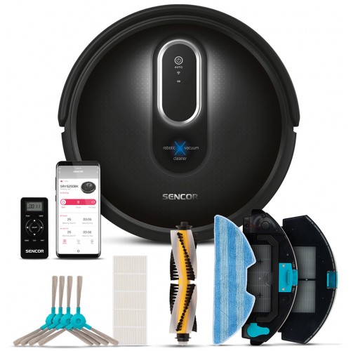 SENCOR SRV 6250BK-EUE3 Roboter Staubsauger schwarz SENCOR SRV 6250BK-EUE3 Roboter Staubsauger schwarz