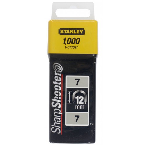 Stanley 1-CT108T Kabelklammern CT100 für 6-CT-10 - 12mm, 1000 Stück