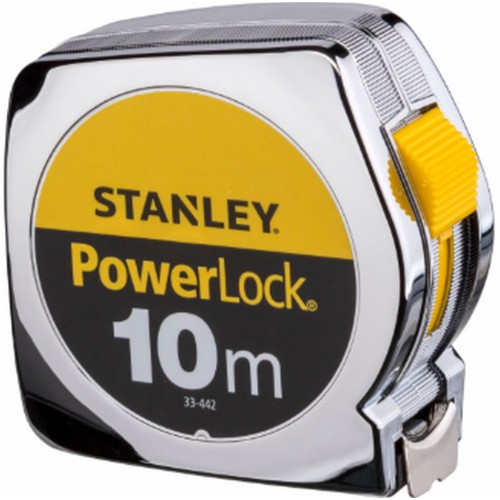 Stanley 1-33-442 PowerLock Bandmaß Kunststoff 10m/25mm Stanley 1-33-442 PowerLock Bandmaß Kunststoff 10m/25mm