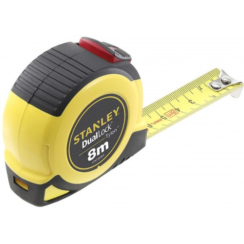 Stanley STHT36804-0 Tylon Dual Lock Bandmaß 8m/25mm Stanley STHT36804-0 Tylon Dual Lock Bandmaß 8m/25mm