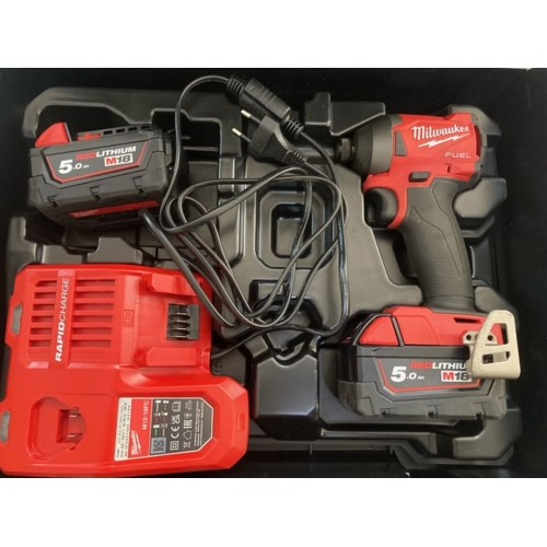 Milwaukee M18 FID2-502X Akku-Schlagschrauber 2x5.0 Ah, HD Box 4933464088