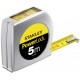 Stanley 0-33-932 PowerLock Rollbandmaß Kunststoff 5m mit Sichtfenster