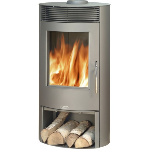 ABX TARTU 5, Holz-Kaminofen, graues Blech+Speckstein 46478SH