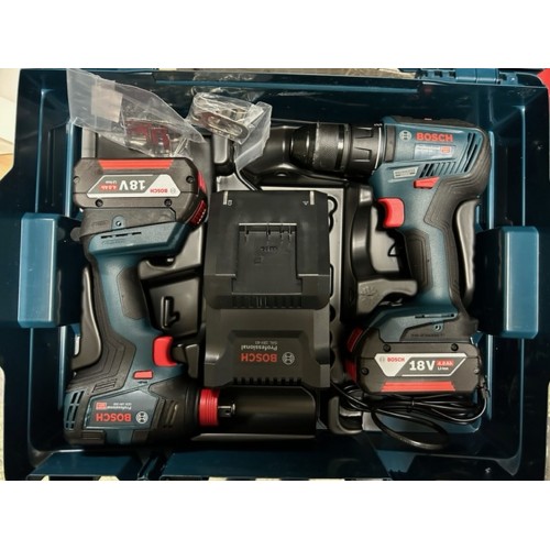 BOSCH Set: GDX 18V-200 + GSR 18V-50 + 2 x GBA 18V 4.0Ah + GAL 18V-40 in L-BOXX 06019J2220