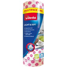 VILEDA Light&Soft Reinigungstuch auf der Rolle 40 stck 150540