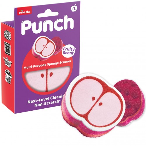 VILEDA PUNCH Apple Schwamm 1 St. 182810 VILEDA PUNCH Apple Schwamm 1 St. 182810
