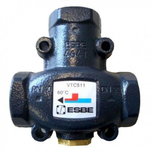 ESBE thermisches Ladeventil Serie VTC 511 Öffnungstemp.75 Grad, Kvs 9, 1" IG 51020500