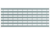ACO Drainlock NW 100, Klasse B 125, Längsprofilrost 1,0 m, Stahl verzinkt 132555