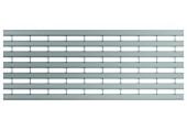 ACO Drainlock NW 100, Klasse B 125, Längsprofilrost 1,0 m, Edelstahl 132556
