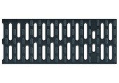 ACO Drainlock NW 100, Klasse B 125, Compositrost 0,5m, Kunststoff Microgrip schwarz 132710