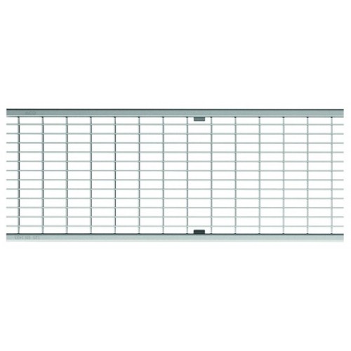 ACO Drainlock NW 150, Klasse B 125, Maschenrost Q+ 1,0 m, Edelstahl 133603