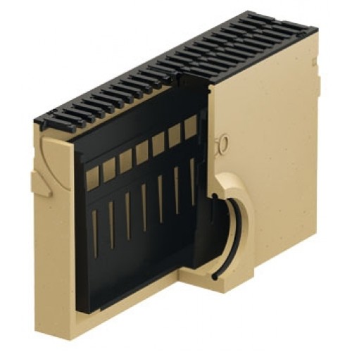 ACO Self Euroline 2.0 Einlaufkasten 0,5 m, DN 110, mit Microgrip-Rost 416327