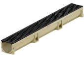 ACO Self Euroline 2.0 Entwässerungsrinne 1 m, H=10,4 cm, mit Gussrost B125 3003697